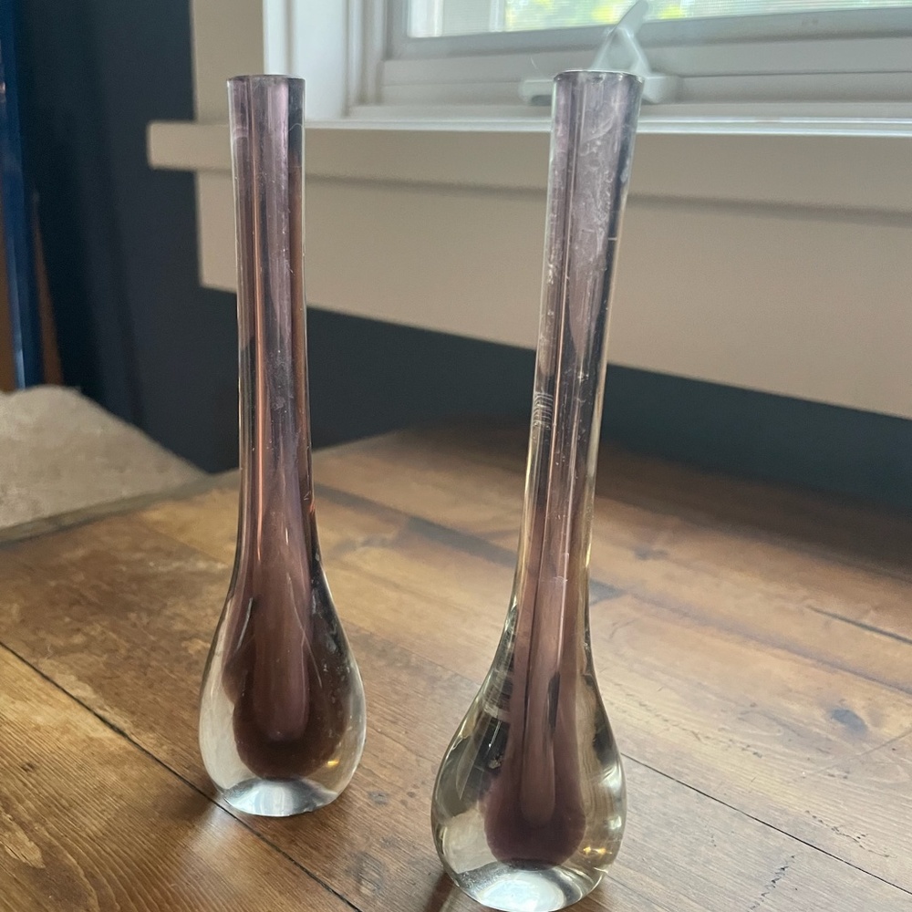 4" Bud vases set of 2